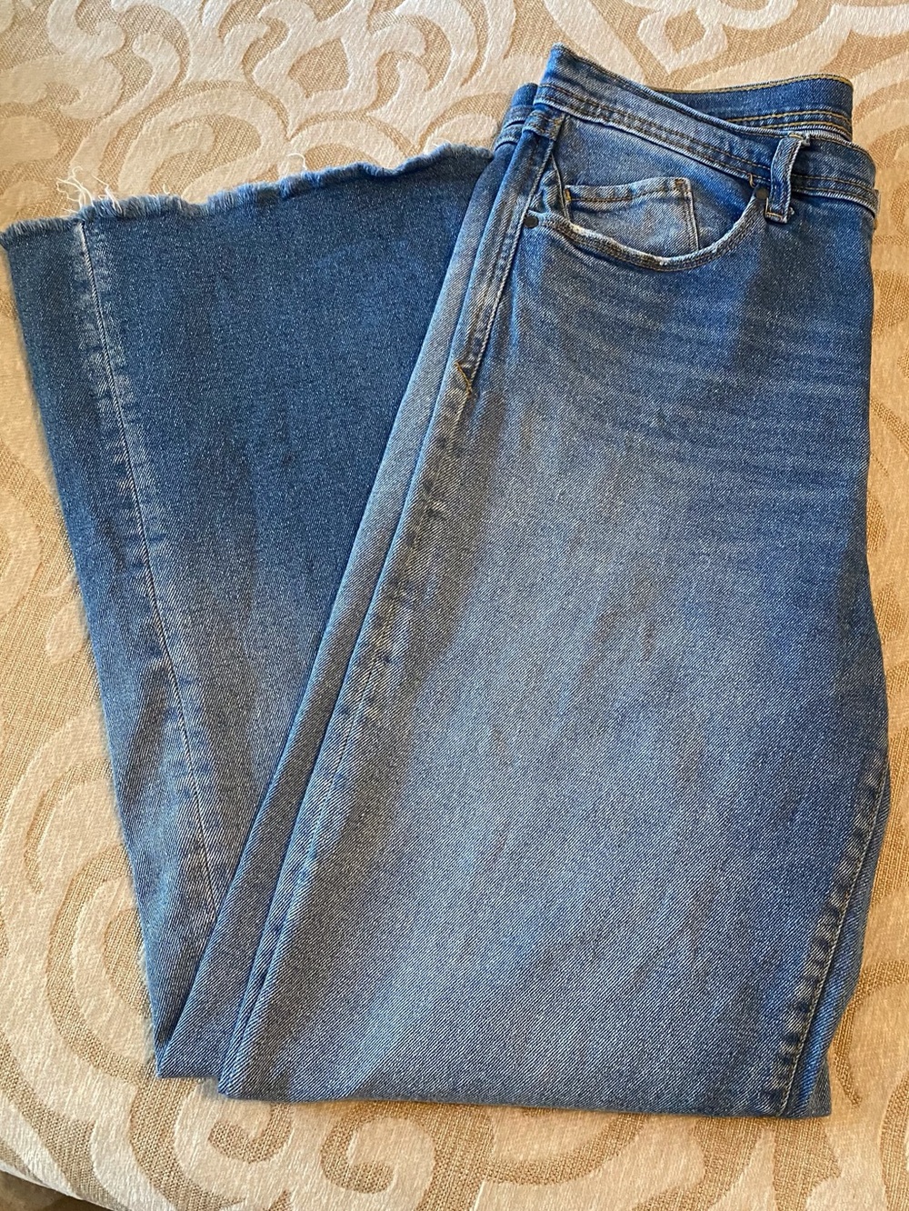 Kensie The Kaia High Rise Wide Leg Jeans Size 12 - Picture 3 of 10